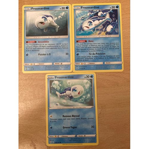 (2059) 3x Froussardine (Pokemon) 