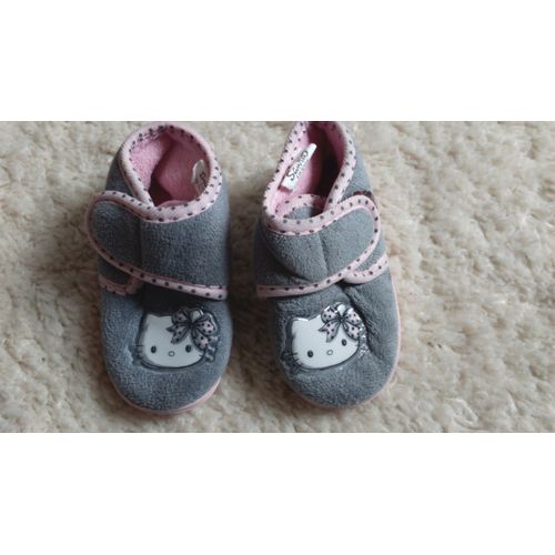 Chaussons Bébé Fille "Hello Kitty" Pointure 21 Idée Cadeau