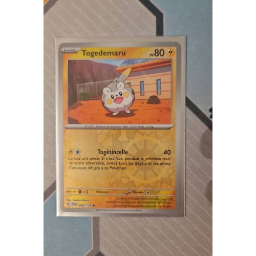 Carte Pokémon - Togedemaru - 050/159 - Reverse - Ev9 Aventures Ensemble