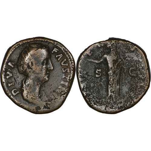 Rome - Sesterce - Faustine Mere - Diva Avgvsta - Aeternitas - 147 Ad - 28.79 G. - Ric.1102a - 25-342