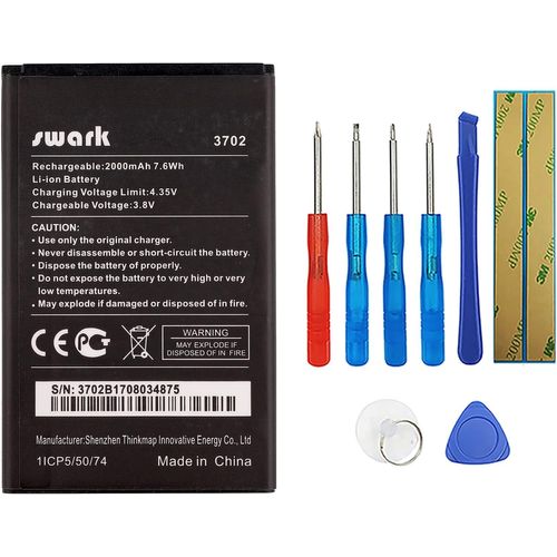 Batterie Wiko 3702 Compatible Avec Wiko View 3 Pro Lenny 1 Lenny 2 Lenny 3 Jerry Avec Outils