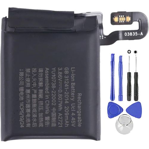 Batterie Compatible Pour Apple Watch Se2 40 Mm Iwatch A2721 209 Mah Neuve Avec Kit Tournevis