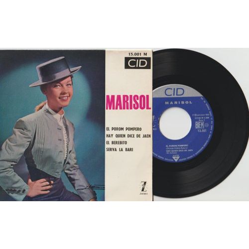 45 Ep Marisol - Josefa Flores Gonzlez, - El Porom Pompero - Hay Quien Dice De Jaen -T El Berebito - Serva La Bari - Cif Zafiroo 13001 2-1964 - 