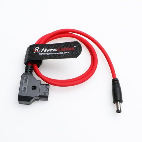 Câble Dtap vers CC ultra doux pour Atomos Ninja V, câble d'alimentation CC D-tap vers 2.1 pour Blackmagic Design Video Assist, SmallHD 702, pour moniteur Feelworld FW568 de 60 cm
