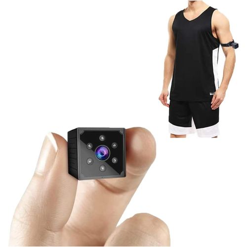 Mini Kamera,Full HD 1080P Camera Espion,Magnetic Spy Cam san Fil Nanny Caméra Cachée avec Détection de Mouvement Vision Nocturne Surveillance Interieur/extérieur pour Bébé Maison Animaux Auto