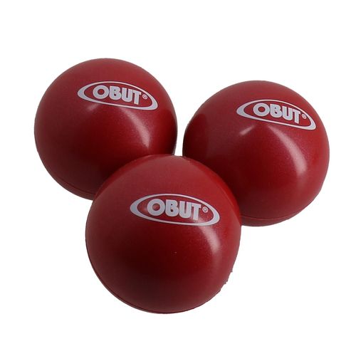 Boules De Pétanque Obut Boules De Pétanque Obut 3 Boules Rouges Indoor/Outdoor Rouge Unique Unique