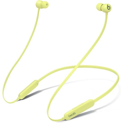 CLOUDDS_Flex Écouteurs Sans Fil-Puce Apple W1 Pour Casques Et Écouteurs,Écouteurs Magnétiques,Bluetooth Classe 1,12 Heures D'Écoute-Jaune Yuzu