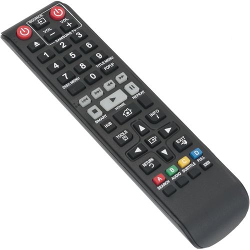 CLOUDDS_Ak59-00167A Ak59-00166A Télécommande Remplacée --Fit Pour Samsung Blu-Ray Lecteur Dvd Télécommande Bd-H6500 Bd-C5500 Bd-C7900 Bd-F6700 Ubd-K8500 Bd-F6500 Bd-F7500 Bd-Jm63 Bd-Fm59