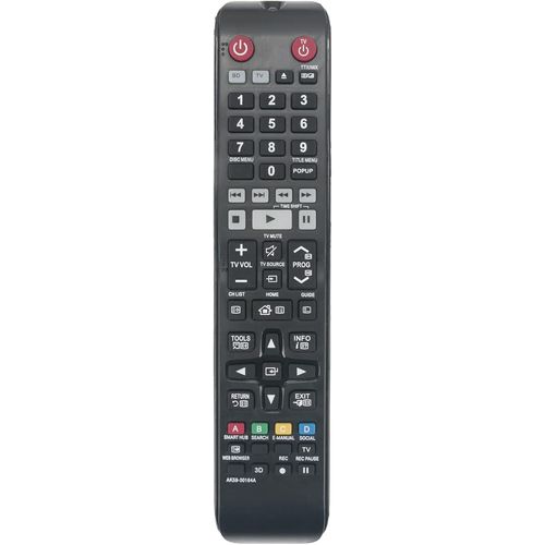 CLOUDDS_Ak59-00164A Télécommande De Rechange Pour Lecteur Dvd Blu-Ray Samsung Bd-F8909S/Zg Bd-F8500/En Bd-D6900 Bd-D8200S/Zg Bd-D8509S Bd-D8500Men Bd-F8900/Zf Bd-D6900S/Zg Bd-D8500/En