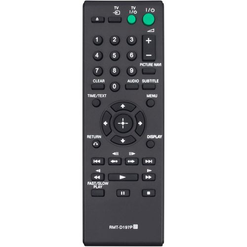CLOUDDS_Rmt-D197P Sub Rmt-D197A Télécommande De Remplacement Compatible Avec L¿Enregistreur De Dvd Sony Dvdsr520P,Dvp-Sr160H,Dvp-Sr360,Dvp-Sr520P,Dvp-Sr750,Dvp-Sr760H,Dvp-Sr760Hb