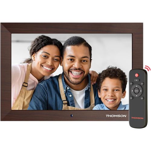 CLOUDDS_Cadre Photo Numérique 10,1 Pouces Avec Télécommande,Écran Tactile Hd Ips 1280X800 Cadres Photo Numérique,Avec Contrôle Par Bouton Physique,Jouer De La Musique,Photos Et Vidéos