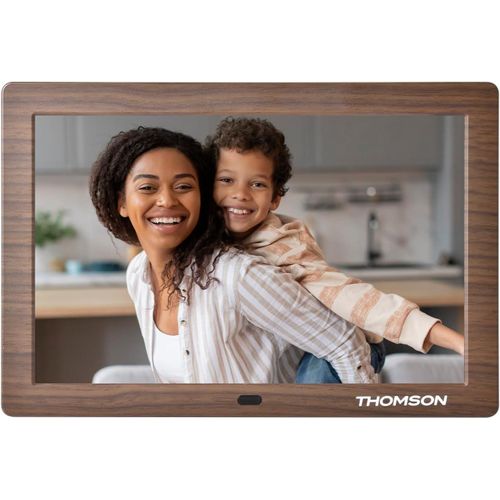 CLOUDDS_Cadre Photo Numérique 8 Pouces Avec Télécommande,Écran Tactile Hd Ips 1280X800 Cadres Photo Numérique,Avec Contrôle Par Bouton Physique,Jouer De La Musique,Photos Et Vidéos