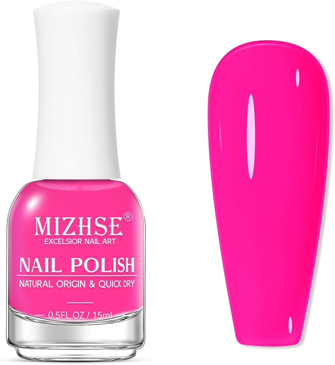 Ytseazn-Vernis À Ongles Vernis À Ongles Pailleté Vernis À Ongles À Base D'huile À Séchage Rapide Vernis À Ongles Rouge Sans Lampe Uv Vernis À Ongles Formule Longue Tenue Qui Sèche Rapidement 1 X 15ml 