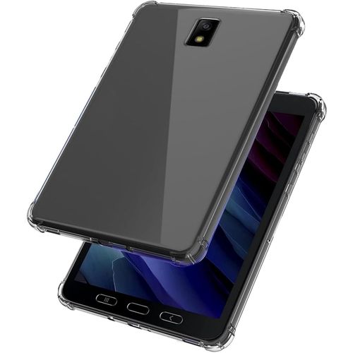 Ytseazn-Coque Pour Samsung Galaxy Tab Active 3,Housse Etui En Transparent Anti-Jaunissement Silicone Tpu Souple Avec Coins Renforcés,Antichoc Coque Pour Samsung Galaxy Tab Active 3