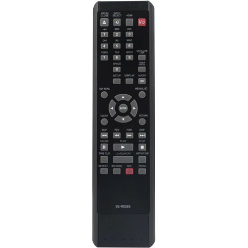 ytseazn-Se-R0265 Télécommande De Remplacement Compatible Avec L¿Enregistreur Vidéo Dvd Hdmi Toshiba Dr410 Dftv200 Dkr10 Dkr10Ku Dkr40 Dkr40Ku Dr400 Dr410 Dr410Ku Dr420 Dr420Ku