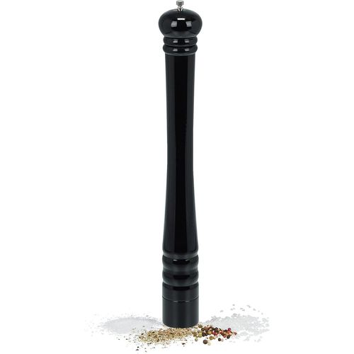 ytseazn-Moulin À Sel Et Poivre,Modèle Classique,Xxl,En Bois,Meule En Céramique,Hxd : 51,5 X 6 Cm,Noir