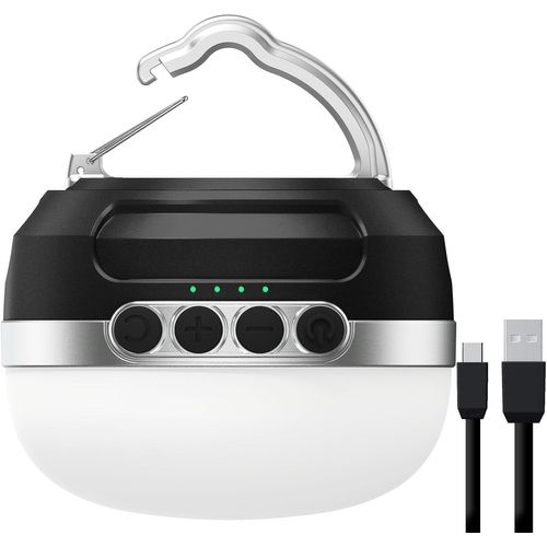 Ytseazn-Lanterne Camping Rechargeable 8400mah,Led Lampe Camping Avec Changement De Couleur Rvb,5 Modes D'éclairage,Gradation Progressive,Étanche Et Aimant Puissante Pour Pêche,Randonnée D'urgence
