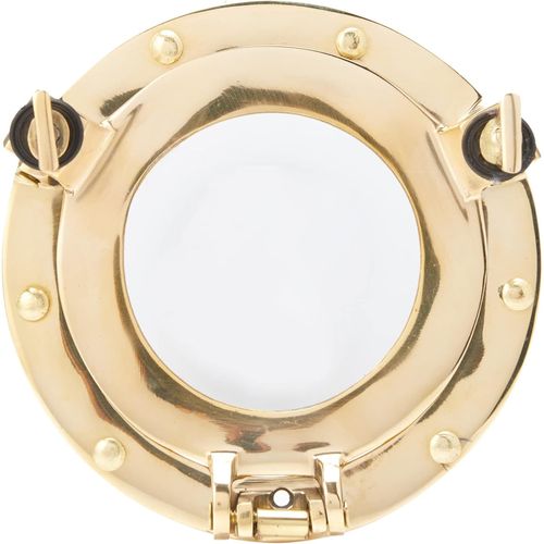 ytseazn-Miroir Hublot Laiton 15 Cm