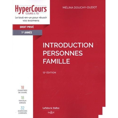 Droit Civil 1re Année - Introduction - Personnes - Ffamille
