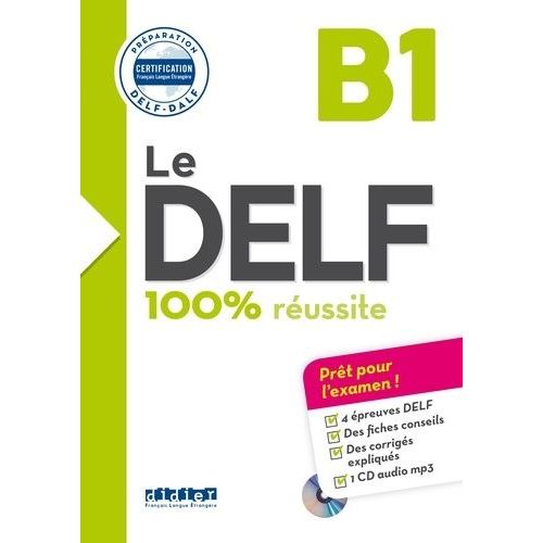 Le Delf B1 100% Réussite (1 Cd Audio Mp3)