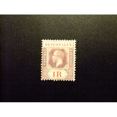 51 Seychelles 1921 1928 / Roi George V / Yvert 107 Mh Sg 119 Mh