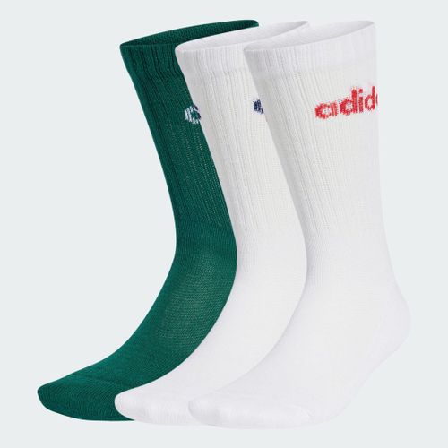 Chaussettes Matelassées Linear (3 Paires) Adidas Sportswear Ebb31 - 31-33