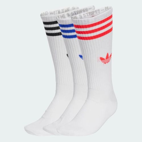 Chaussettes Mi-Mollet 3 Bandes (3 Paires) Adidas Originals Ka291 - 31-33