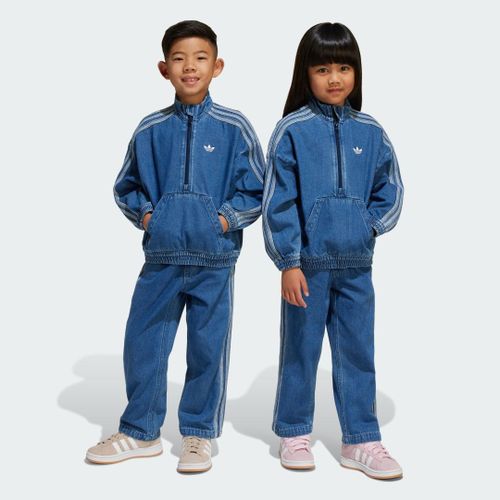 Ensemble Haut Ras-Du-Cou Denim Enfants Adidas Originals Kps34 - 5-6a