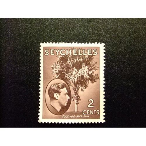 51 Seychelles 1938 / Palmier Et Roi George Vi / Yvert 118 Mh Sg 135 Mh