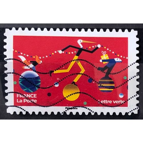 Voeux / Noel 2022 (Très Joli N° 2222) Obl - France Année 2022 - Brn83 - N33536