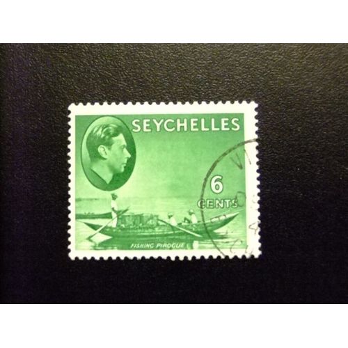 51 Seychelles 1941 / Pirogue Et Roi George Vi / Yvert 134 Fu