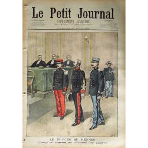 Petit Journal Supplement Illustre (Le) N° 457 Du 20/08/1899