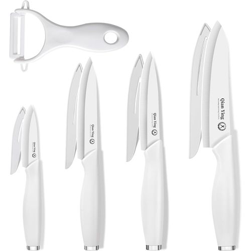 Shiba-Ensembles De Couteau Ceramique Cuisine: Couteau Céramique Set Couteaux De Cuisine Petit Vouteaux Viande Blanc[1071]