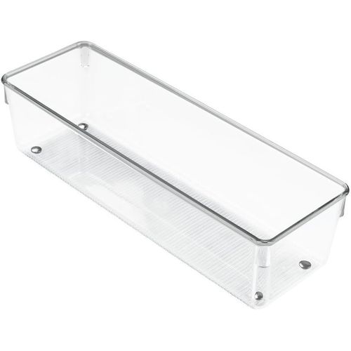 Shiba-Idesign Linus Boite Stockage Pour Tiroir, Grand Bac Plastique Pour Couverts Et Autres Accessoires, Transparent, M[361]