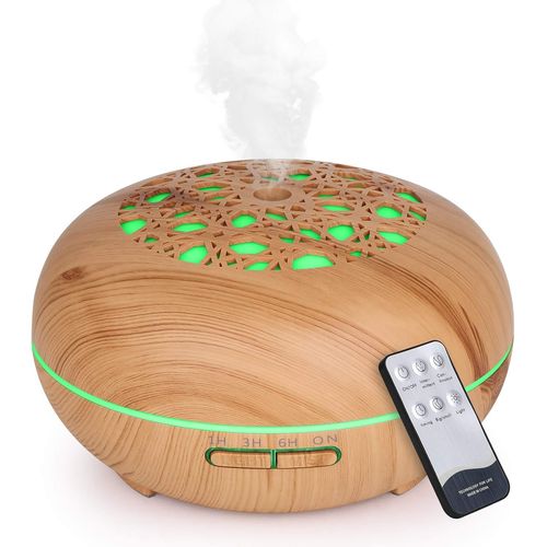 Shiba-550ml Diffuseur Huiles Essentielles Avec Télécommande, Humidificateur Diffuseur D'huile Essentielle Electrique Pour Maison, [1 