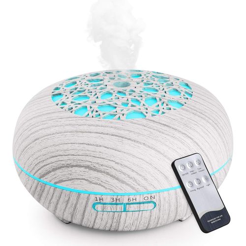 Shiba-550ml Diffuseur Huiles Essentielles Avec Télécommande, Humidificateur Diffuseur D'huile Essentielle Electrique Pour Maison, [1 
