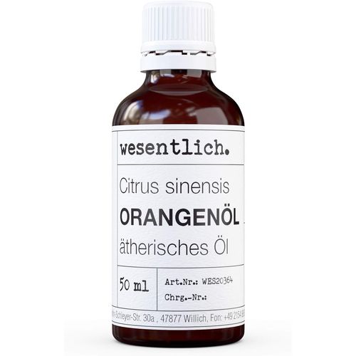 Shiba-Huile Essentielle D'orange - 100 % Naturelle (Flacon En Verre) - Pour Lampe À Parfum Et Diffuseur (50 Ml)[1906]