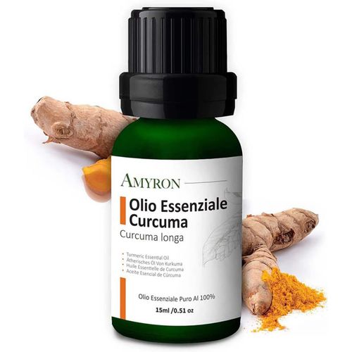 Shiba-Huile Essentielle De Curcuma 15ml Naturelle Et 100% Pure Idéale Pour L'aromathérapie Et Diffuseur D'huiles Essentielles/Mass[1 