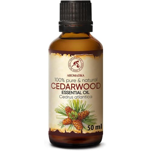 Shiba-Bois De Cedre 50ml - 100% Pure & Naturelle Huile Essentielle - Cedrus Atlantica - Maroc Pour Aromatherapie - Massage - Diffu[1 