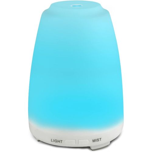 SHIBA-Diffuseurs d'Huiles Essentielles Electrique 200Ml Humidificateurs à Diffuseur d'Aromathérapie avec 7 Lumières De Couleur Et [1
