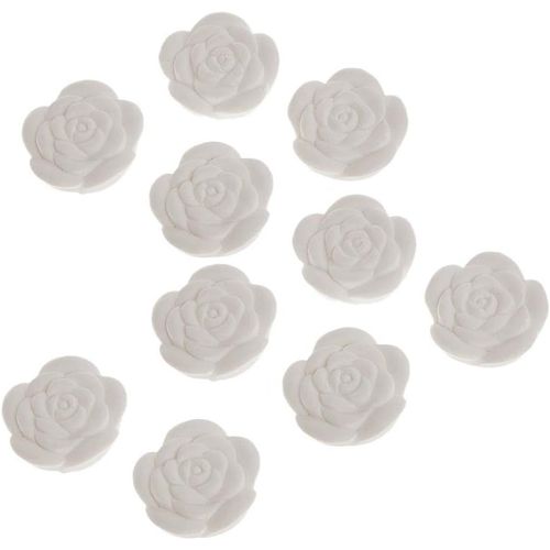 Shiba-10pcs Galet Aromatique Diffuseur D'huiles Essentielles Fleur - Rose[49] 