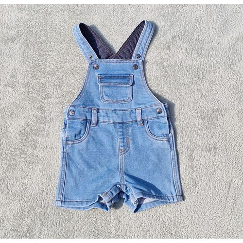 Salopette Short En Jean Kiabi 9 Mois, Très Bon État