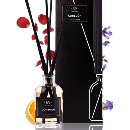 SHIBA-Diffuseur de parfum d'ambiance Reed avec 6 bâtonnets parfumés \u2013 Orange de qualité supérieure, pêche, poivre rose, parfu[1