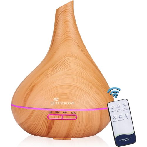 SHIBA-Diffuseur Humidificateur Diffuseur d'Huiles Essentielles Electrique d'Arôme 500ML Humidificateur d'air à Ultrasons Portable [1