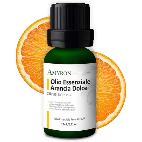 SHIBA-Huile Essentielle D'Orange Douce/Citrus Sinensis 15ml Naturelle Et 100% Pure Idéale Pour L'aromathérapie Et Diffuseur D'Huil[1