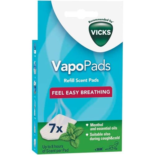 Shiba-Vapopads Menthol - Tablettes Aux Huiles Essentielles - Lot De 7 - Compatible Avec Nos Humidificateurs, Inhalateurs Et Diffus[5 