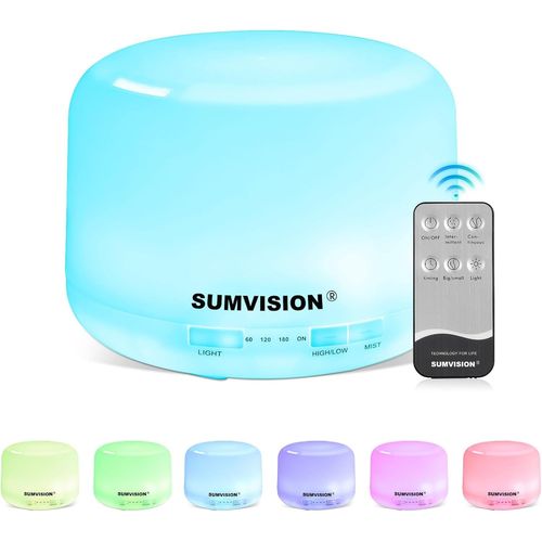 SHIBA-Humidificateur électrique diffuseur 500 ml huiles essentielles lavande désodorisants pour décoration d'intérieur, chambre d[1