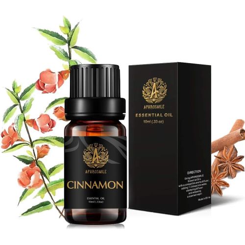 SHIBA-Aromathérapie Huile essentielle de cannelle, 100% Pure cannelle Essential Parfum d'huile pour diffuseur, Humidificateur, mas[1