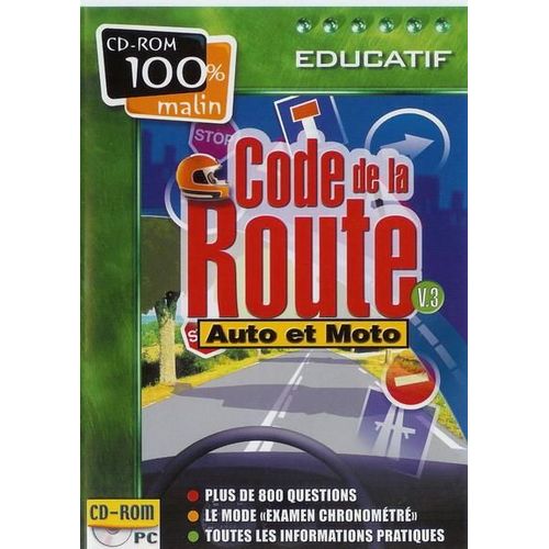 Code De La Route Auto Et Moto Version 3 Pc