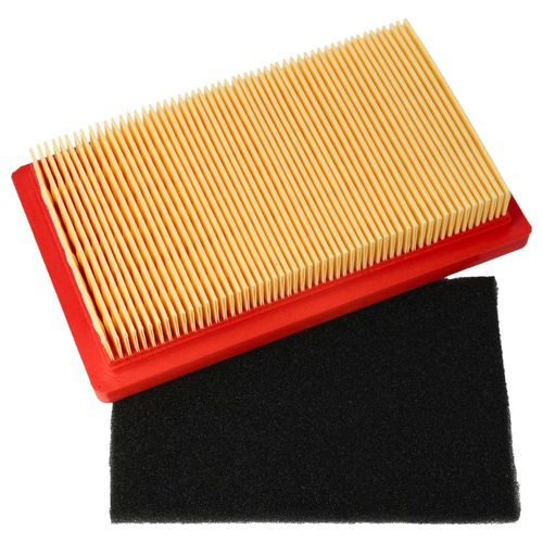 vhbw 2x filtre (1x préfiltre, 1x filtre à air) remplacement pour Brast 94147-01, 94147-02 pour tondeuse à gazon - 14,5x 8,5 x 2,8cm